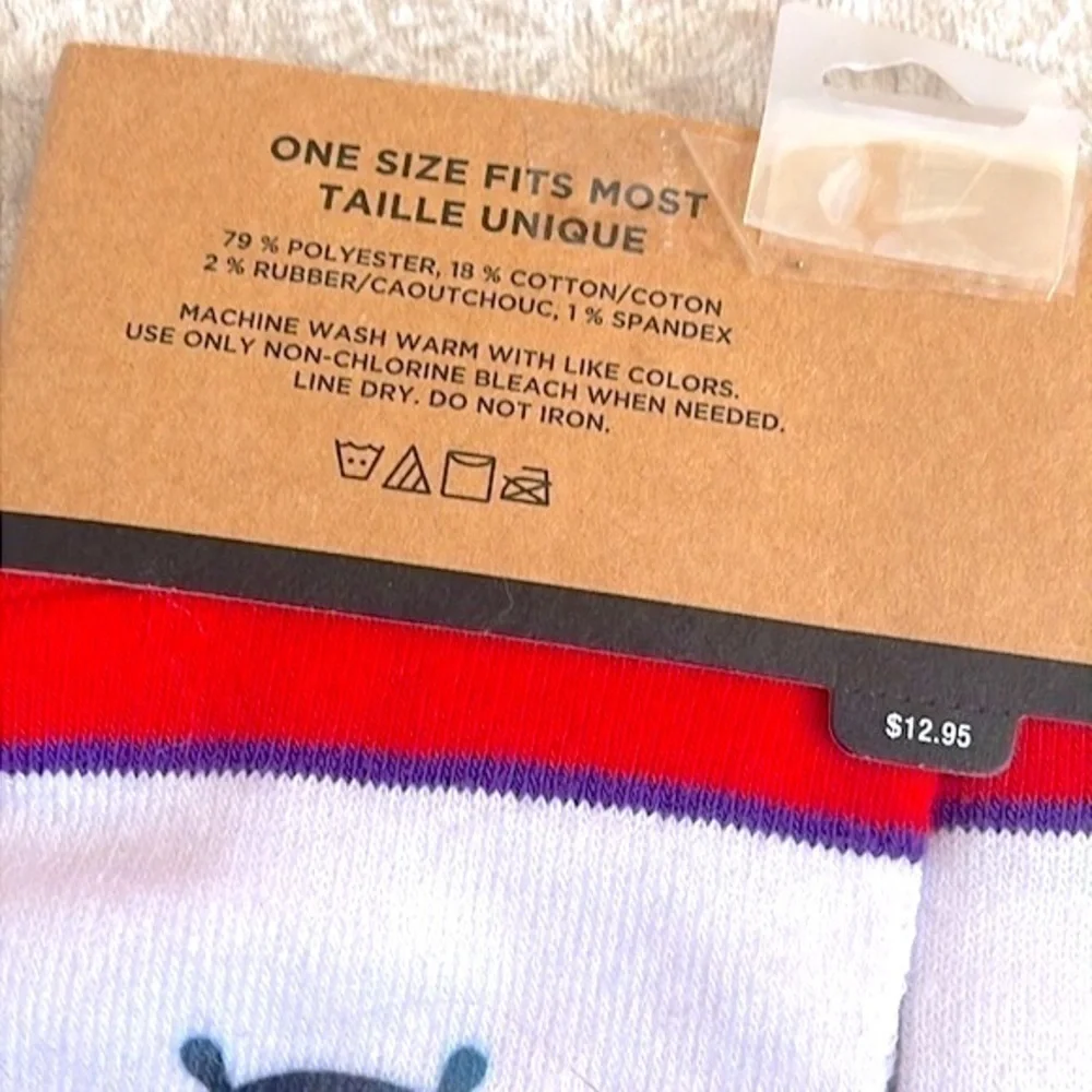 Brand New Set Toe of a Kind Crew Socks Feeling Lucky Card Player Sailor Mermaid